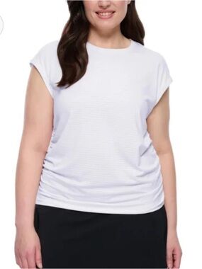 Lole Women's White Short Sleeve Crew Tee